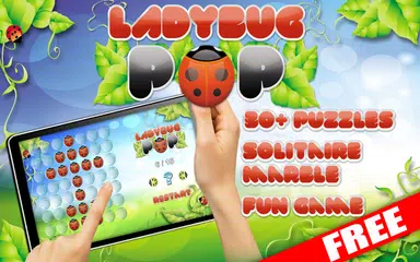 Скачать FREE Marble Solitaire LadyBug APK