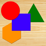 Colors & Shapes puzzle - baby icône