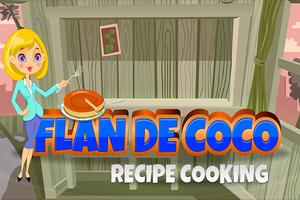 Pudding Cooking Flan De Coco Affiche
