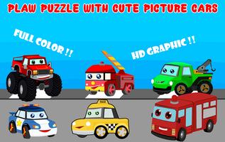 Paw Car Puzzle Patrol Kids Affiche