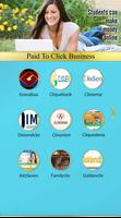 Paid To Click Business الملصق