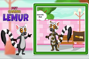 Pet Caring Lemur capture d'écran 1