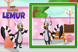 3 Schermata Pet Caring Lemur