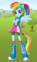 Dress Up Rainbow Dash تصوير الشاشة 1