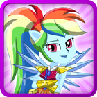 Dress Up Rainbow Dash icône