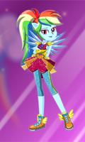 Dress Up Rainbow Dash poster