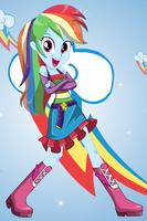 Pony Cool Girls with Fluttershy Rarity Rainbow imagem de tela 2