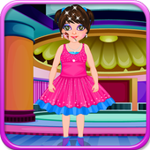 Little girl spa salon
