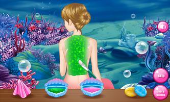 Mermaid spa games for girls capture d'écran 2