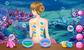 Mermaid spa games for girls capture d'écran 3