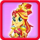 Sunset Shimmer dress up アイコン