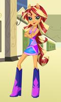 Dress up Sunset Shimmer اسکرین شاٹ 1