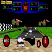 3D Police Car Racing FREE