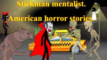Stickman mentalist. American horror Stories. Affiche