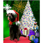 THE SANTA DOG NEW YEARS APP アイコン