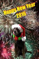 THE SANTA DOG NEW YEARS APP Affiche