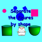 Separate by shape icono