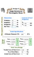 Singly Reinforced Beam Design syot layar 1