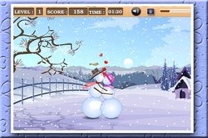 Snow Man Kissing capture d'écran 3