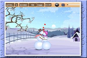 Snow Man Kissing capture d'écran 2