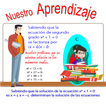 Coeficientes ecuación cuadrática desde solución