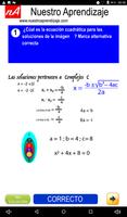 Coeficientes ecuación cuadrática desde solución capture d'écran 3