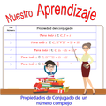 Propiedades del conjugado de u