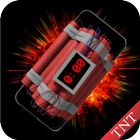 TNT-Bombe Explosion Spiele Zeichen