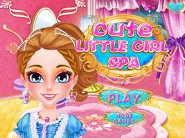 Cute Little Girl SPA Affiche