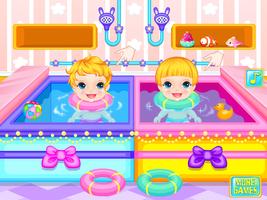 Twins jeux bain de bébé capture d'écran 1