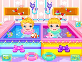 Twins jeux bain de bébé capture d'écran 2