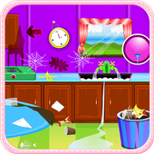 Kitchen cleaning games