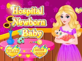 Hôpital jeux bébé nouveau-né Affiche