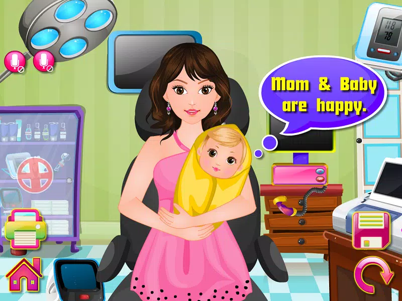 Newborn birth baby games APK + Mod for Android.