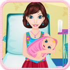Baby birth girls games icône