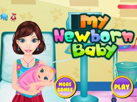 Baby birth girls games Affiche