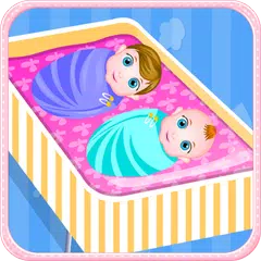 Newborn twins girls games