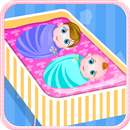 Newborn twins girls games APK