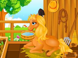 Pony geboorte dier spellen screenshot 1
