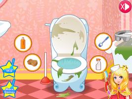 Princess Clean Bathroom capture d'écran 3
