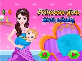 プリンセス出産赤ちゃんのゲーム ポスター