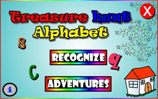 Treasure Hunt Alphabet ポスター