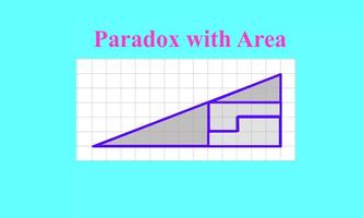 Paradox with area of triangle poster