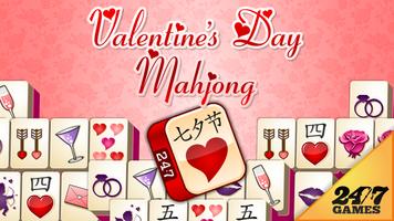 Valentine's Day Mahjong постер