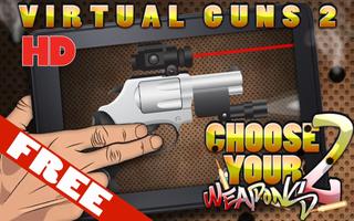FREE Virtual Gun 2 Weapon App Affiche