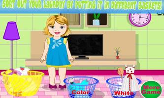 Baby Bella Washing Clothes syot layar 1