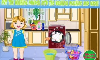 Baby Bella Washing Clothes syot layar 2