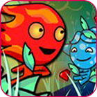 Lava boy and Ice Girl in The Ice Temple icon