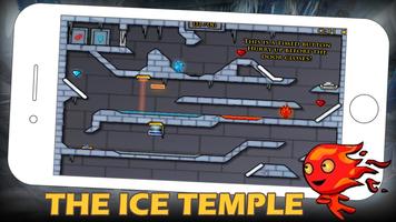 Lava boy and Ice Girl in The Ice Temple poster