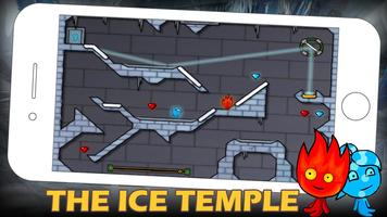 Lava boy and Ice Girl in The Ice Temple screenshot 1